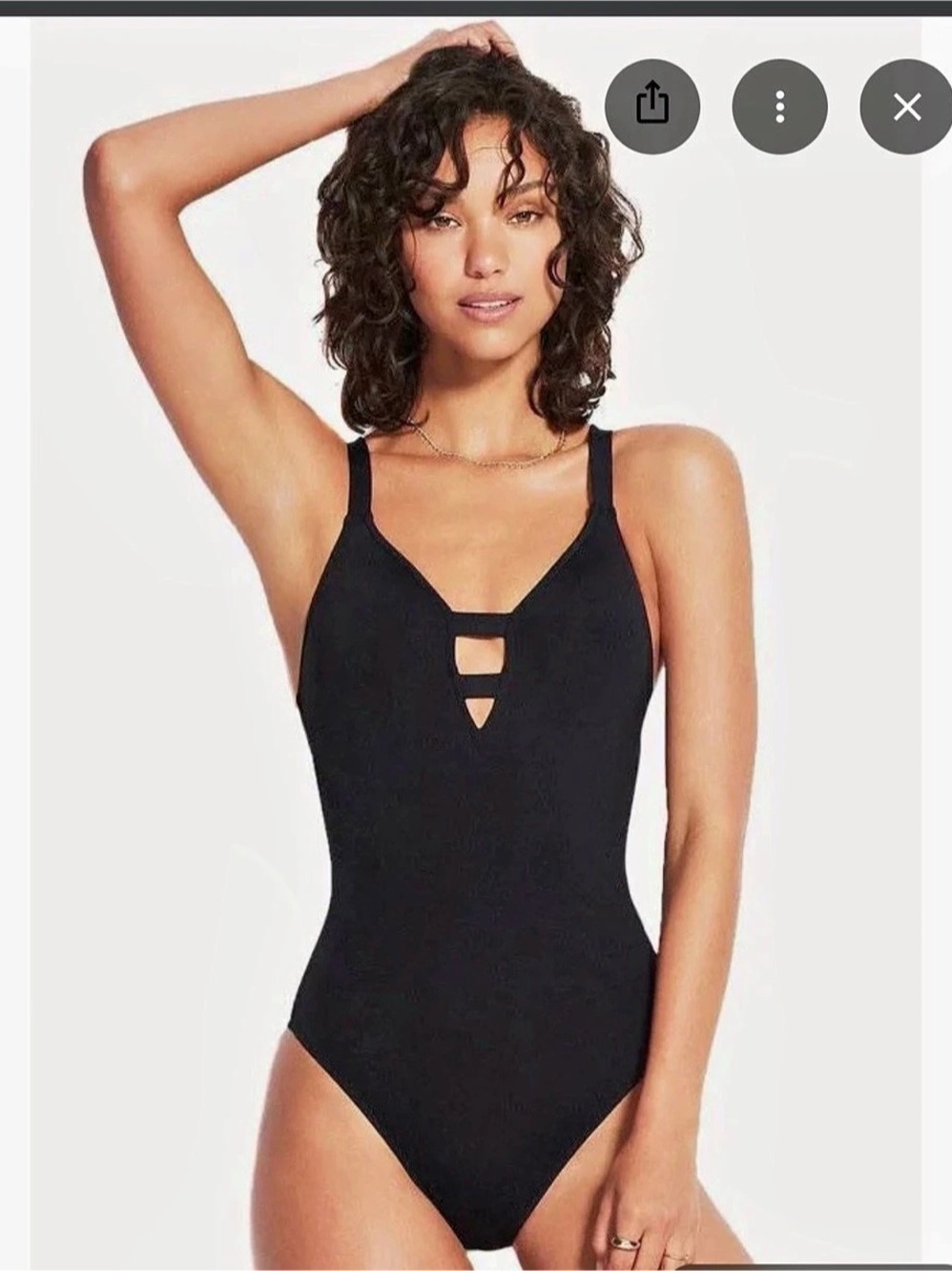 Seafolly Collective Multi Strap One Piece Swimsuit Rust Size 14